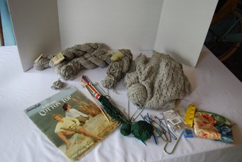 Lot Of Knitting Supplies