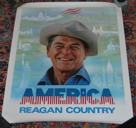 Ronald Reagan 'reagan Country' Campaign Poster