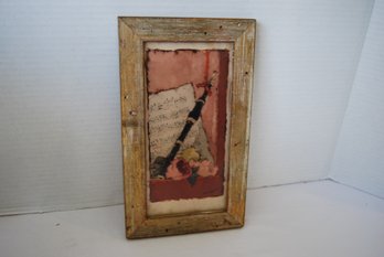 Vintage Musical Framed Art