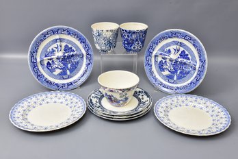 English Plates And More By Willow, Spode Copeland, Lichfield Ridgways, Staffordshire And More