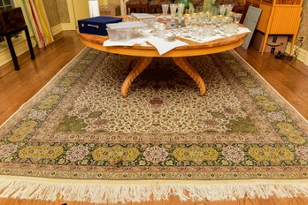 Hand Knotted Wool Oriental Style Room Size Area Rug