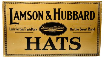 Vintage Metal Lamson & Hubbard Advertising Sign