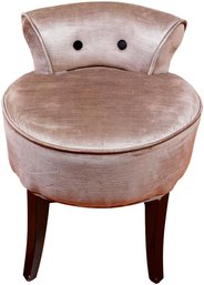 Safavieh Georgia Champagne Upholstered Vanity Stool