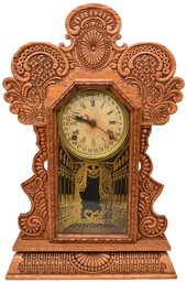Antique The E. Ingraham Co. 'Gila' Mantle Clock From The River Line Series