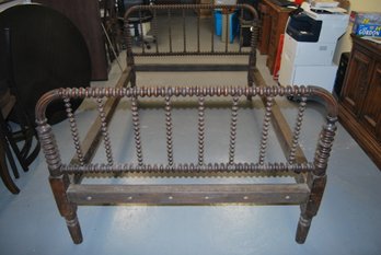 Antique Wood Bed Twin