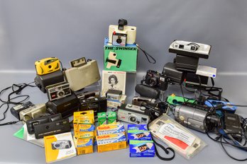 Large Collection Of Vintage Cameras And More