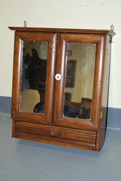 Vintage Hanging Cabinet With Drawers