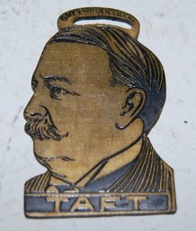 1908 W.H. Taft Political Watch FOB