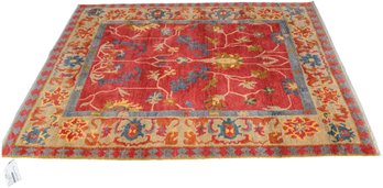 Tufenkian Traditional Setana Floral Heriz Brick/Beige Area Rug