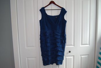 Adriana Papel Sleeveless Blue Dress