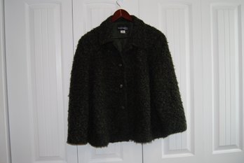 Requirements Green Fuzzy Jacket