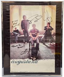 Augustana American Rock Band Autographed 2005 Sony Poster