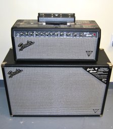 Fender Band Master 40W Vintage Modified Tube Amplifier With Band Master VM 212 Enclosure