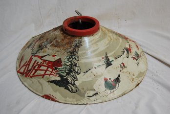 Beautiful Painted Vintage Christmas Tree Holder