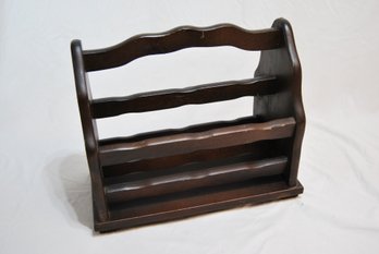 Wood Magazine Rack