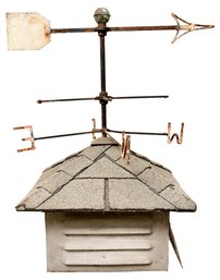 Shed Cupola With Weathervane