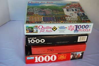 Lot Of 4 Puzzles