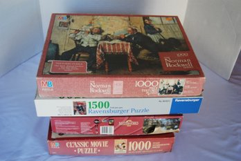 Lot Of 4 Puzzles