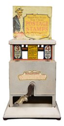 Vintage Postage Stamp Vending Machine With Keys