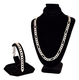 Sterling Silver Italian Chain And Bracelet