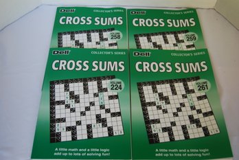 Lot Of 4 Cross Sums Books - New In Packaging