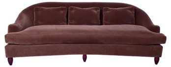 Mohair Single Cushion Sofa