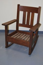 Vintage Wood Rocking Chair