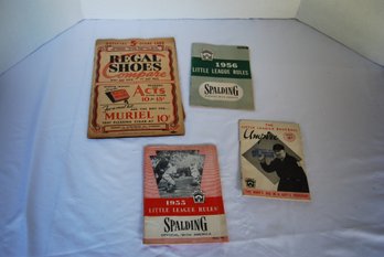 Baseball Memorabilia From The 1950's