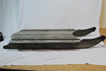 Antique Wooden Sled