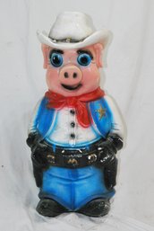 Vintage Two Foot Tall Piggy Bank