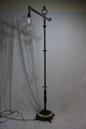 Vintage Standing Lamp With Marble