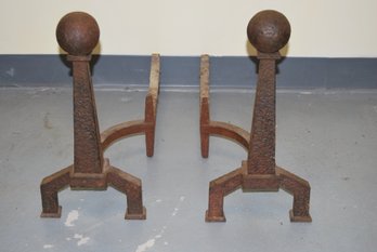 Pairs Of Antique Andirons