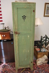 Vintage Green Wooden Cabinet