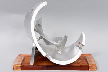 Dean Coon 2011 Metal Sculpture On Acrylic Translucent Base