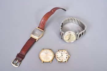 Collection Of Vintage Watches - Longines Cosmo 10K GF, LaSalle Ultra Flat, Bulova Accutron,