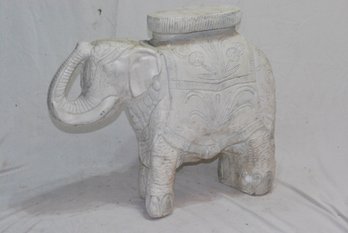 Large Plaster Elephant