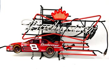 Budweiser Dale Earnhardt Jr #8 Neon Light Beer Bar Nascar Sign