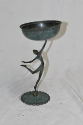 Vintage Mid-century Modern Figure With Pedestal