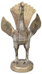 Bronze Peacock Sculpture