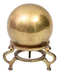 Brass Ball With Brass Stand