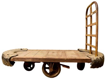 Antique Industrial Railroad Cart