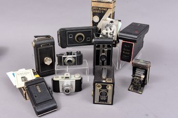 Collection Of Nine Kodak Cameras