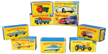 NEW! Collection Of Nine Matchbox Die-Cast Cars, Trucks And A Boat
