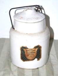 Antique Stonewear Fruit Jar