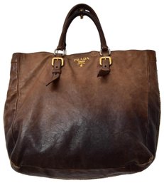 Prada Vitello Ombre Calf Leather Tote