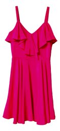 Amanda Uprichard Fully Lined Silk Ruffled Dress