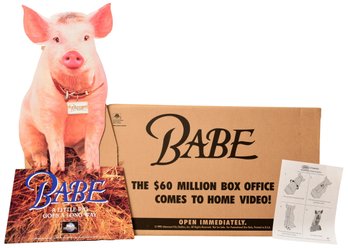 Babe Standee Movie Display Cardboard Movie Promo (NEVER DISPLAYED)