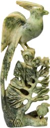 Carved Jade Bird Figurine