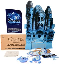 Casper Standee Movie Display Cardboard Movie Promo And Poster (NEVER DISPLAYED)