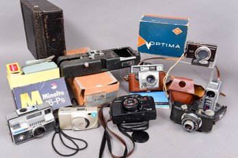 Collection Of Ten Cameras